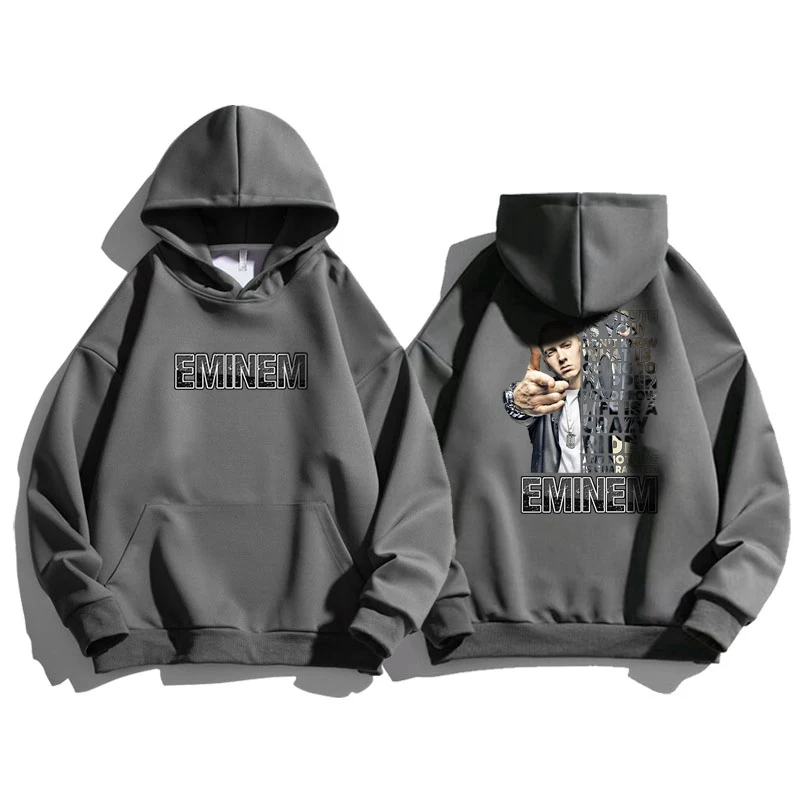 Eminem Hoodies Men Women Fashion Hoody Pullover Sweatshirts Boy Coats Cotton Sweats Rapper Hip Hop Clothes Punk