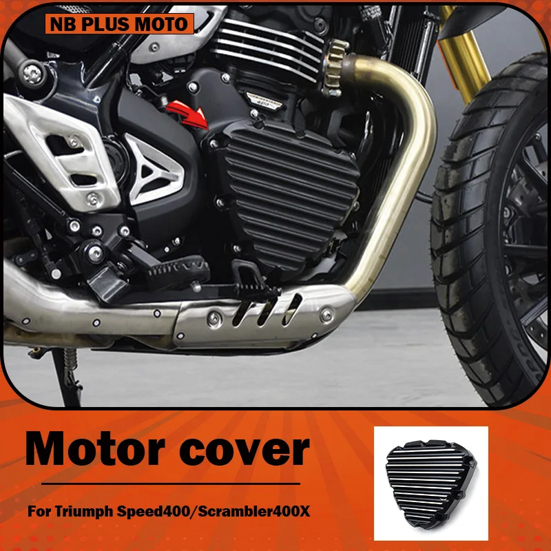 【Premium】For Triumph Speed400/Scrambler400X Engine Magneto Cover Right Side Panel Accessory
