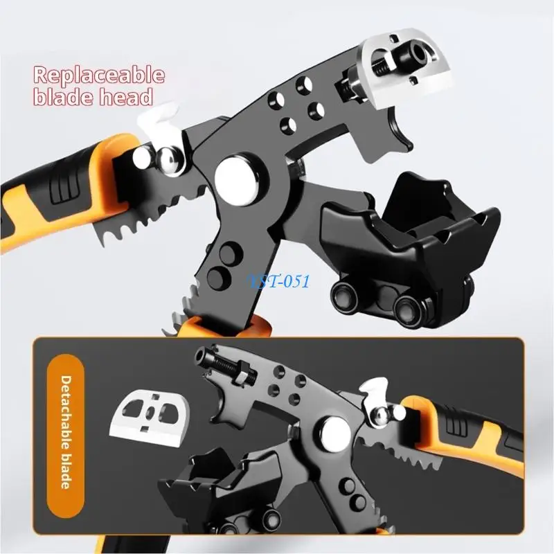 E15A Efficient Manual Wire Processing Tool For Easy Stripping Of Thick Cables