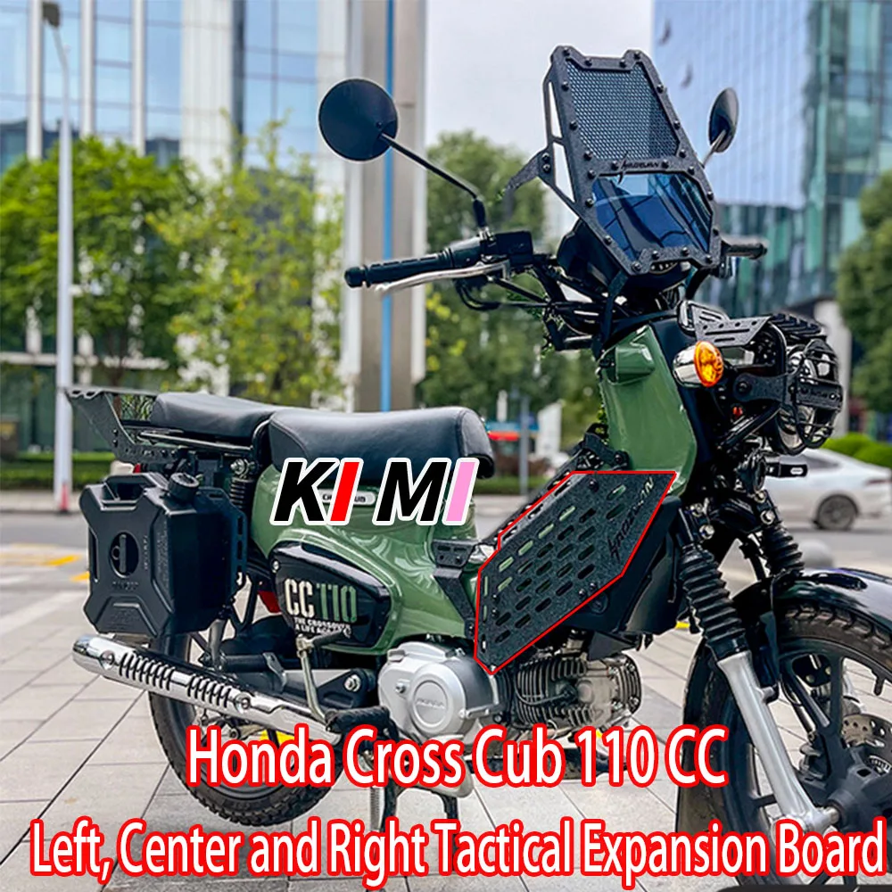 

Motorcycle Left, Center and Right Tactical Expansion Plate, Guard Plate, Decorative Plate FOR Honda Cross Cub 110 CC