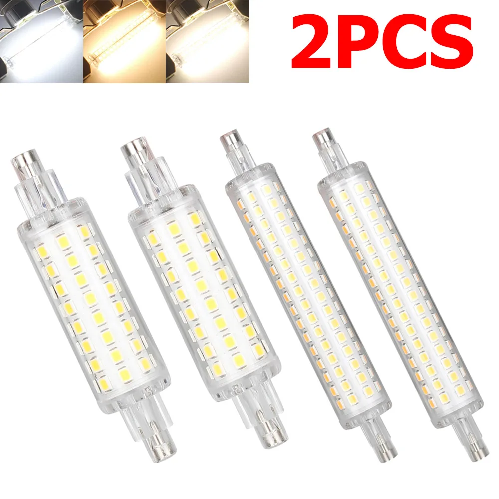 

2X J78 J118 R7s LED Flood Light Energy-saving Replace Halogen Bright 3000k 360° Lighting Tube Bulb 120v 220v Lamp 78MM 16W 12W