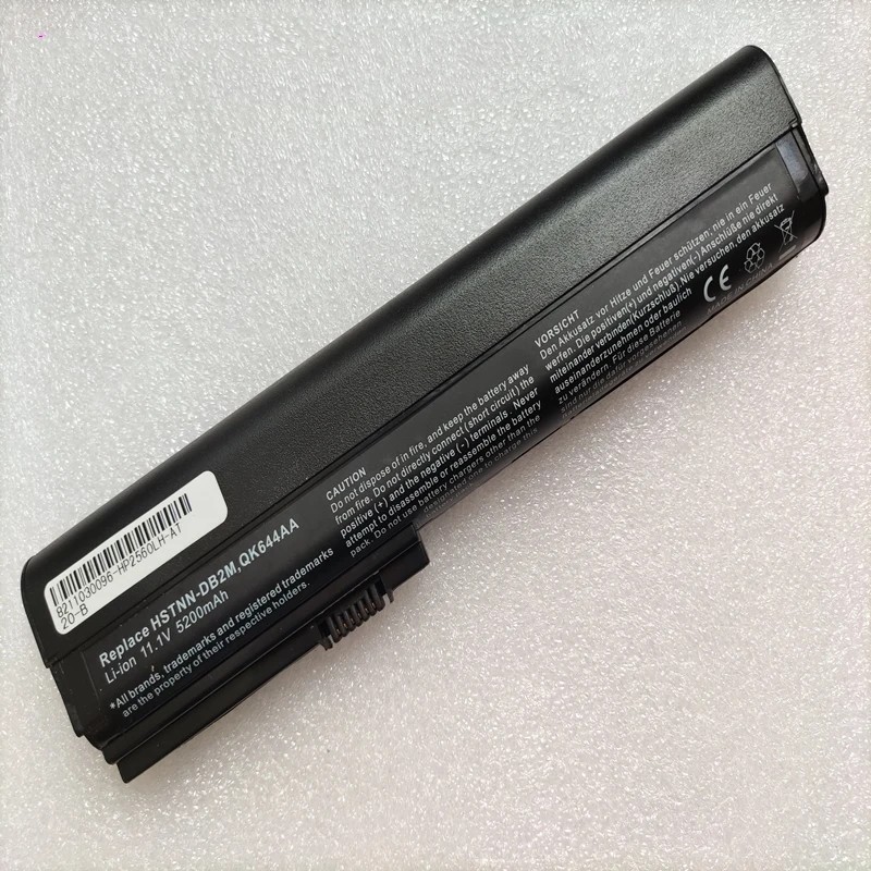 

New QK644AA HSTNN-DB2M Laptop Battery For HP EliteBook 2560p 2570p HSTNN-DB2K DB2M UB2L XB2L QK645AA QK644UT QK645UT 632015-241