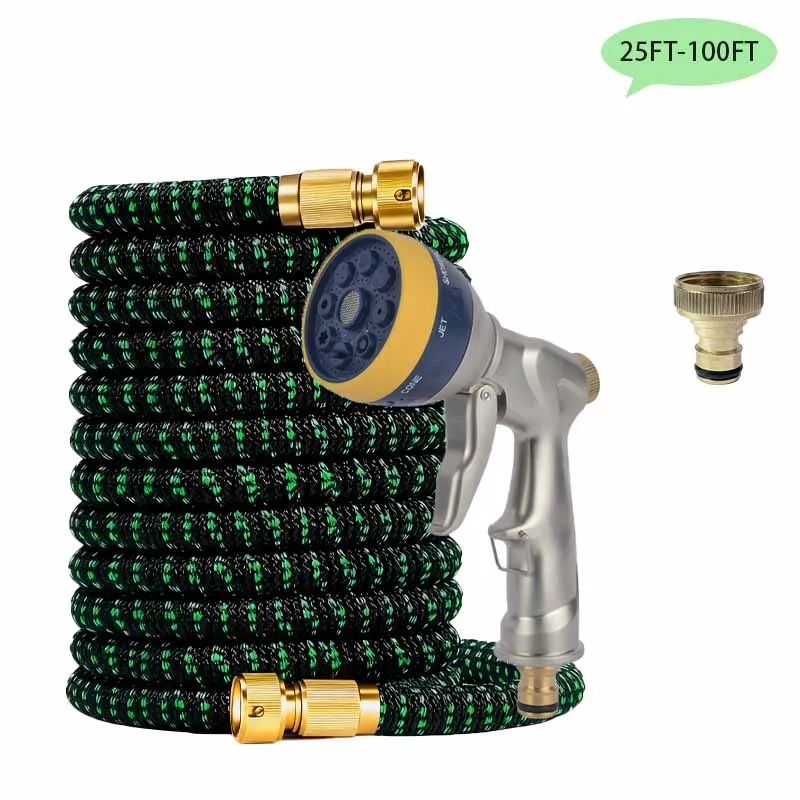 

Scalable Magic Hose, High-Pressure Car Washing Device, Water Gun, Household Garden Watering Hose, Garden Water Pipe 25FT-100FT