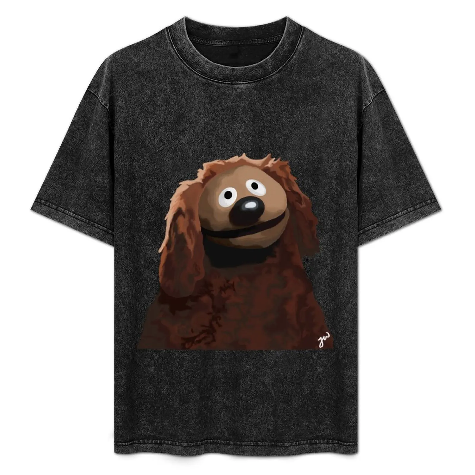 Rowlf The Dog painting portrait (version 3/3 - no background) T-Shirt summer clothes customizeds new edition men t shirts