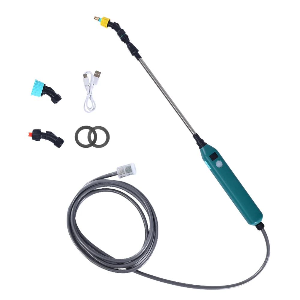 Electric Gardening Sprinkler Flowers Spraying Machine Garden Plants Watering Device With Adjustable Telescopic Rod Length Tool