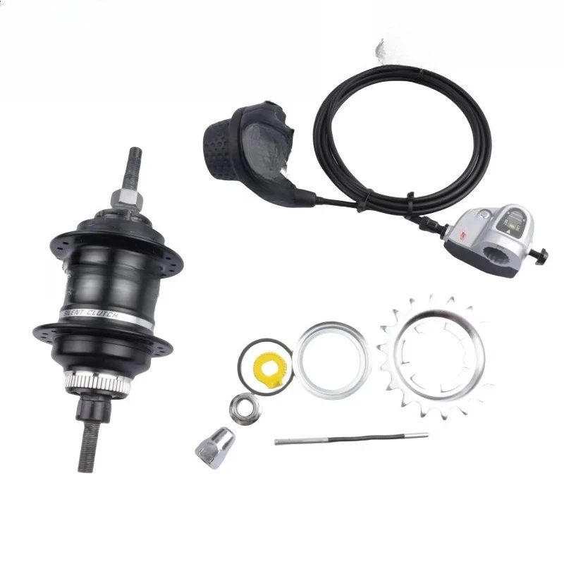 SG-3D55 inner three-speed disc brake flower drum 36/32 hole middle lock disc brake/V brake flower drum