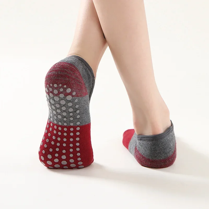 Pilates Socks Women Yoga Non-slip Dot Silicone No-Show Socks