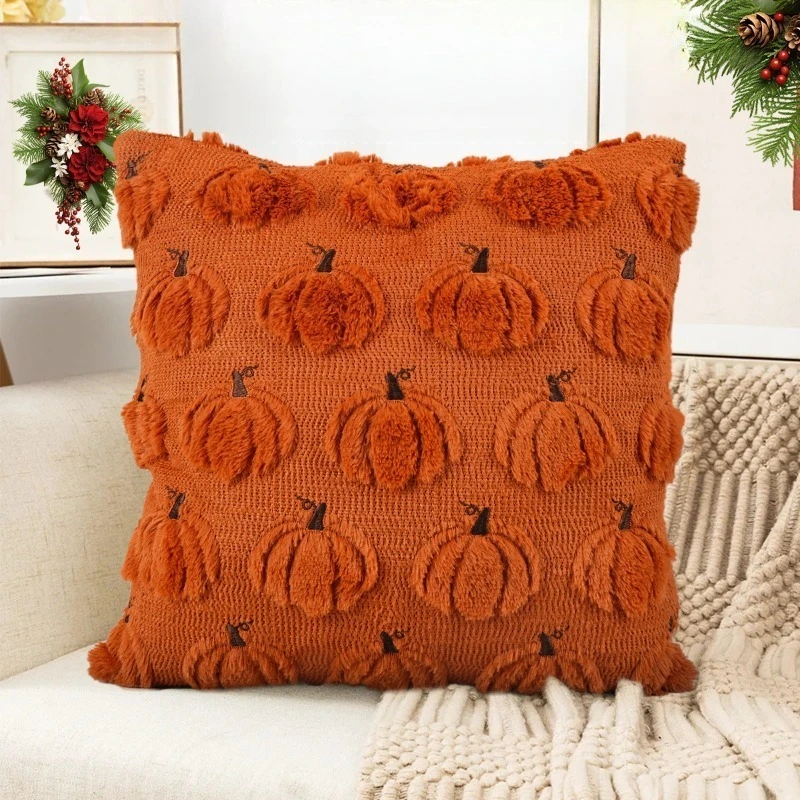 

New Cartoon Plush Hug Pillow Skin Friendly Halloween Decoration American Style Sofa Pillow Bedroom Headboard Backrest Cushion