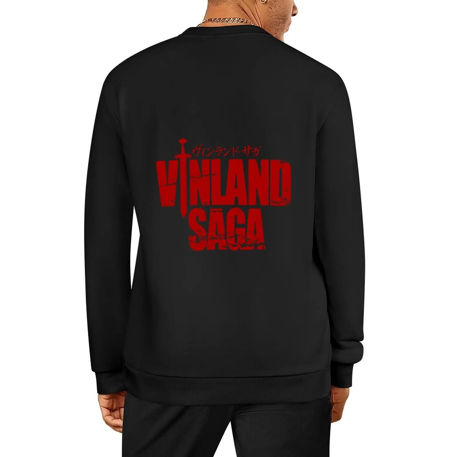 

VINLAND SAGA LOGO Pullover clothes for men autumn aesthetic clothing korean style clothes winter man sweatshirt