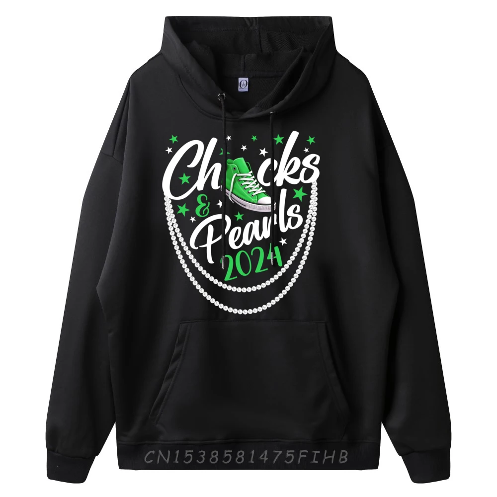 Kamala Harris 2024 Vote President Chucks And Pearls Green Luxury Designer Printed Hoodie Group