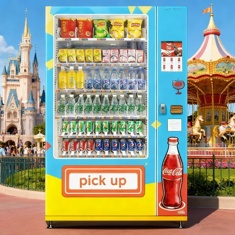 

Индивидуальный оптовый заводской автомат по продаже закусок Maquina Expendedora, комбинированный высокой емкости