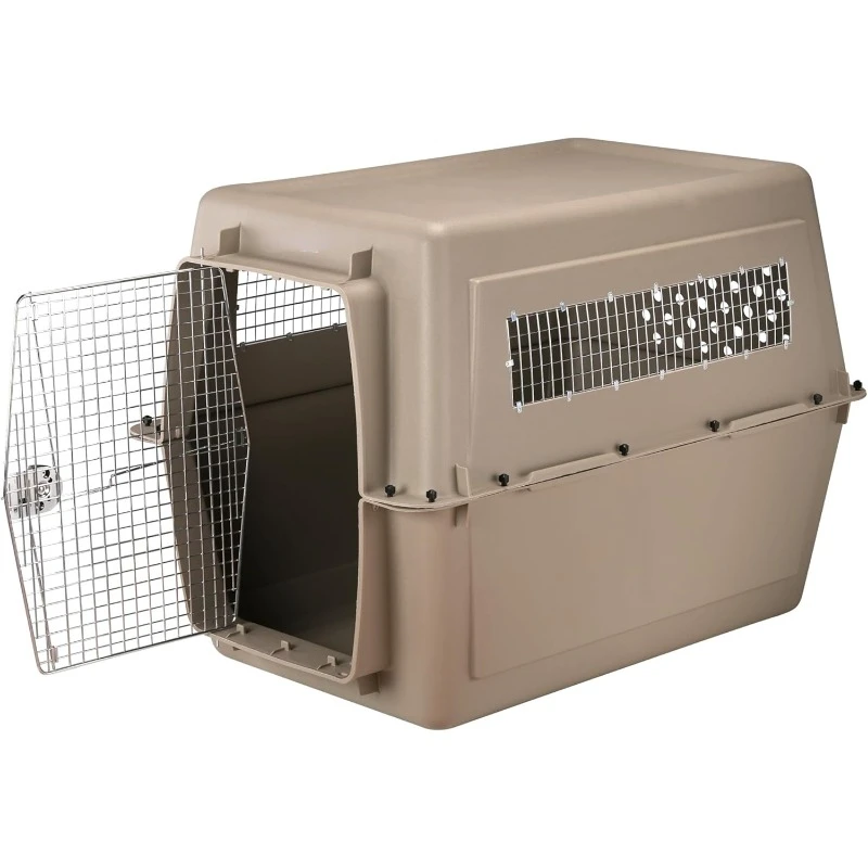 Ultra Vari Dog Kennel for Extra Large Dogs (Durable, Heavy Duty Dog Travel Crate, Made with Recycled Materials, 48 in. Long) 90