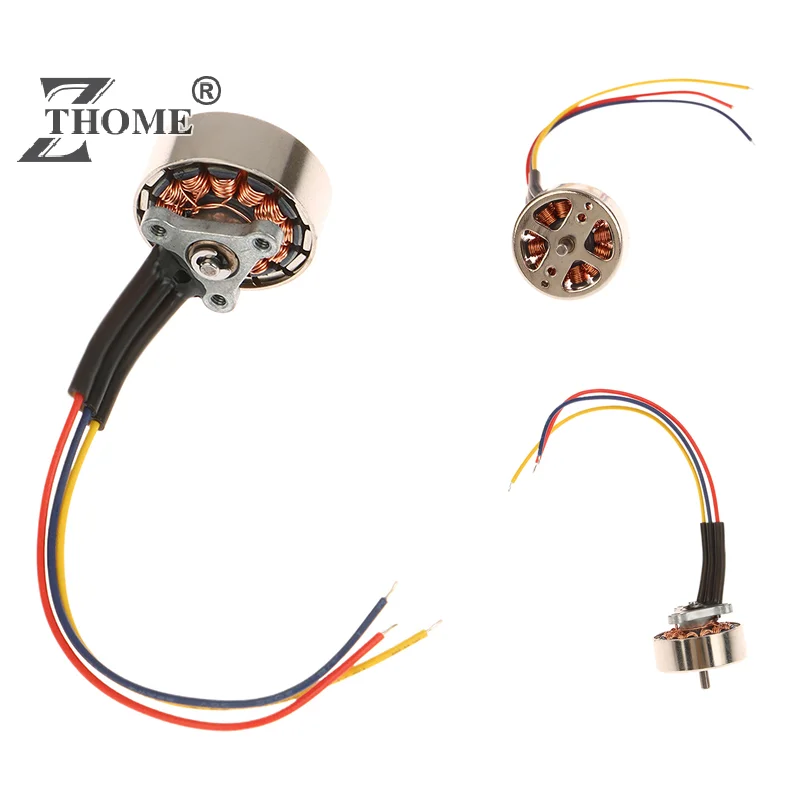 1S-2S 3.7V 7.4V 15000KV Tiny 14mm 3-phase Brushless Motor High Speed Engine 1.5mm Shaft For RC Drone Fan Radiator Motor