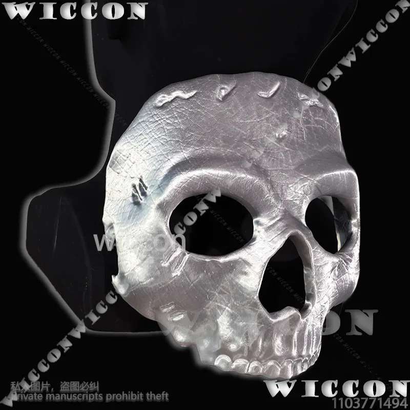 Chamada anime jogo cosplay crânio máscara completa 3d polilático ácido dever para homem diabo moda traje presentes de festa de halloween customizedc;