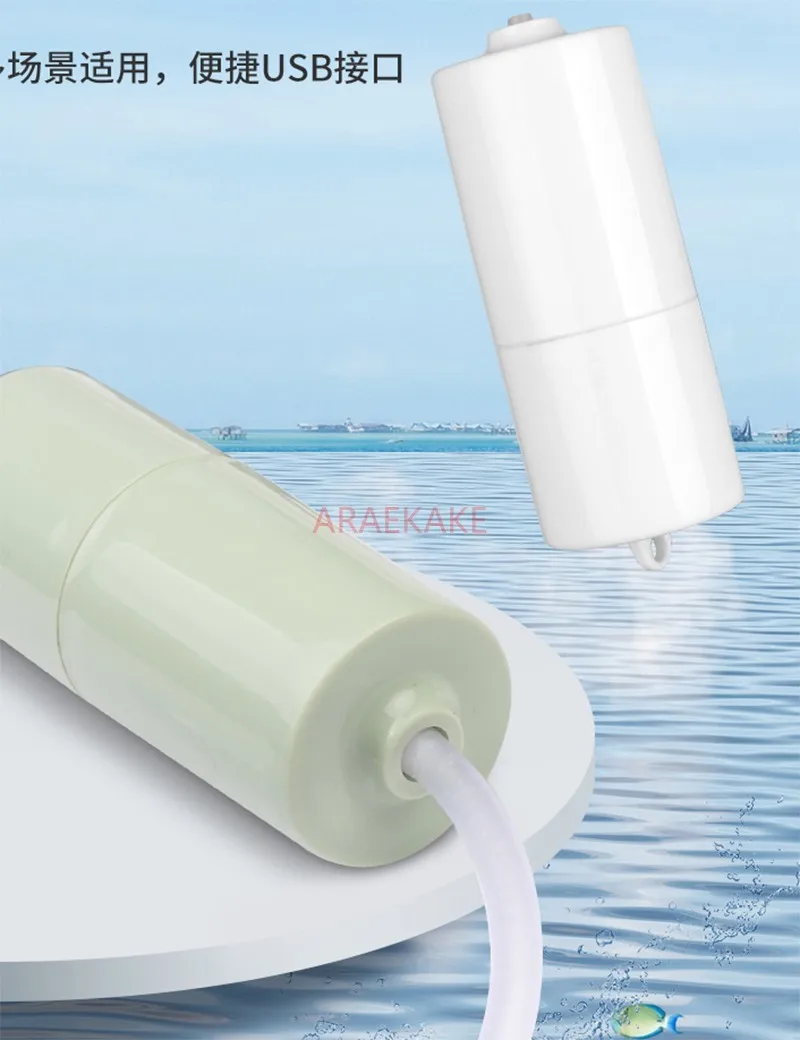 Usb Vis Tank Oxygenatie Pomp, Ultra Stille Waterzuivering, Circulatie Filtratie Pomp, Huishoudelijke Outdoor Vissen Draagbare