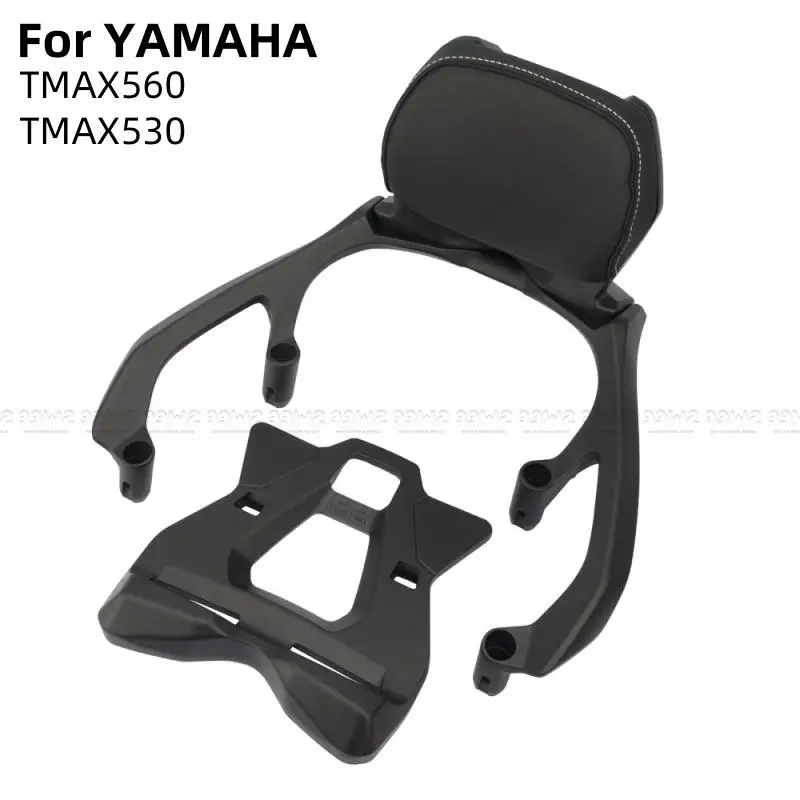 Modified Motorcycle Accessories Passenger Backrest PU Rear Backrests Rear Seat Rack Support Shelf For YAMAHA TMAX560 TMAX530