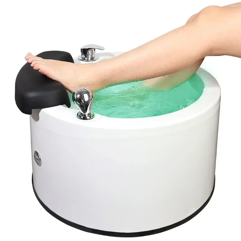 Home Foot spa Bucket Pedicure Bowl Lights  Bubbles Pedicure Basin Pedicure Chair Beauty Salon