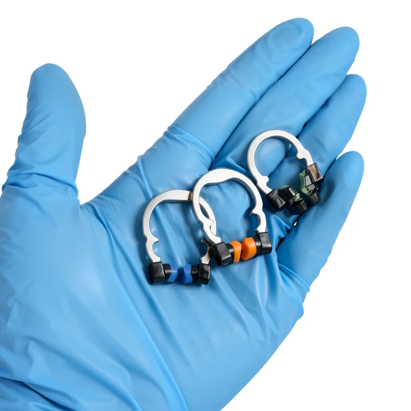 Dental Matrices Clip Ring Nickel-Titanium Alloy Elastic Clamping Ring for Premolars/Low crowns/Molar/High crown/
