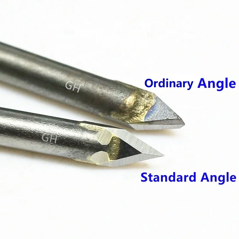 2Pcs CNC Carbide Engraving Router Bit Stone Carbide Engraving Bit