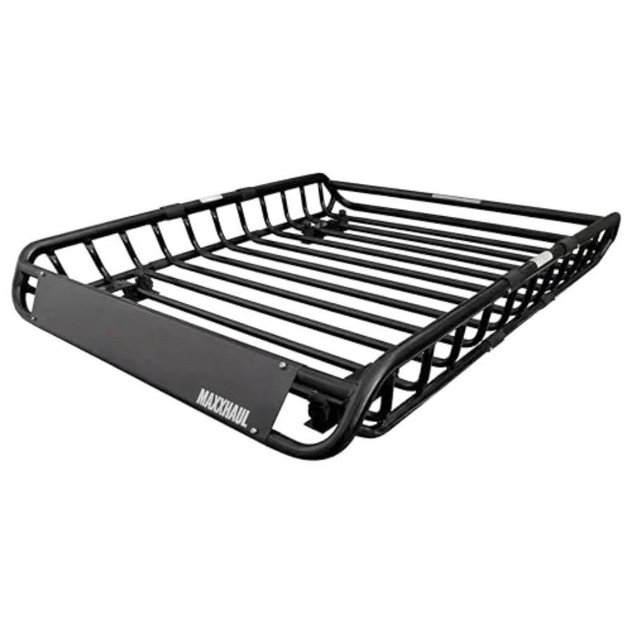 

Steel Roof Rack Cargo Basket 46 x 36 x 4.5 Universal Fit for Cars SUVs Vans and RVs 150 lb Ccity Weather-Resistant Easy-Install
