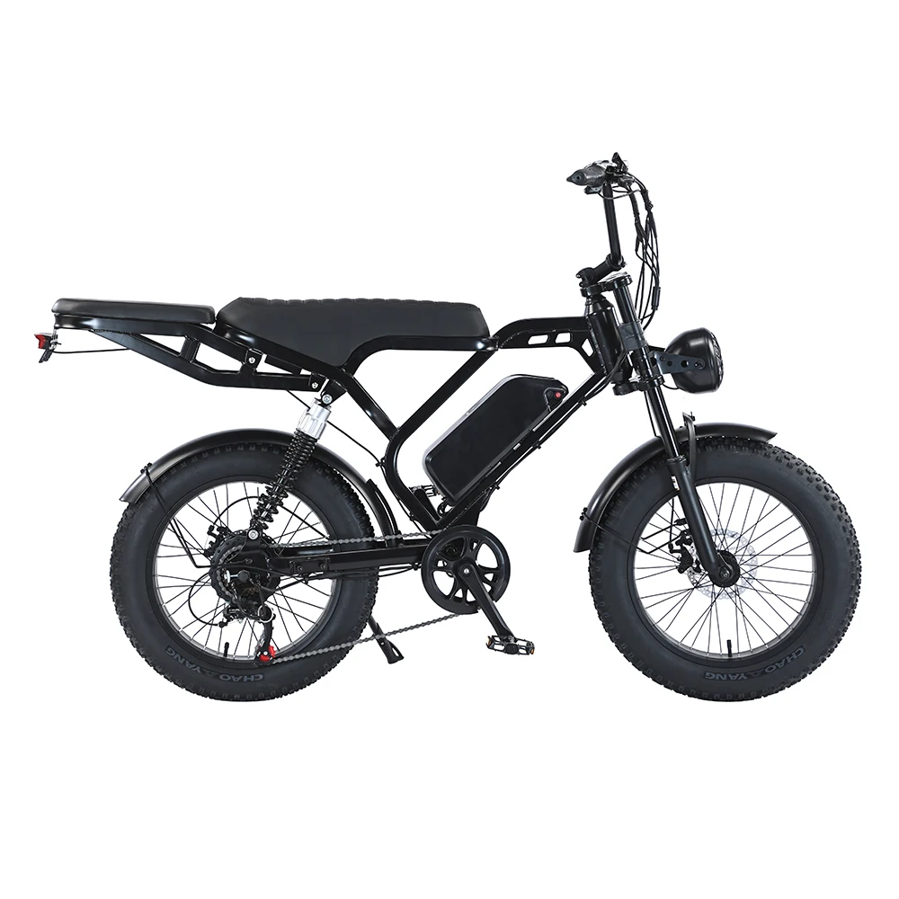 Customizable 48v 500W 12AH 20AH Eco-friendly 20 Inch Fat Tire Off-Road Adult Electric Snow Bike Customizable Eco-friendly