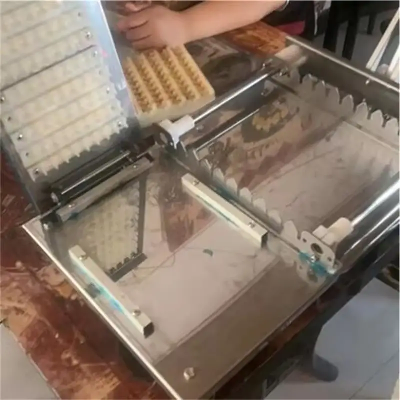 

Manual Meat Skewer Machine Commercial Stainless Steel Barbecue Meat Skewer Penetrator