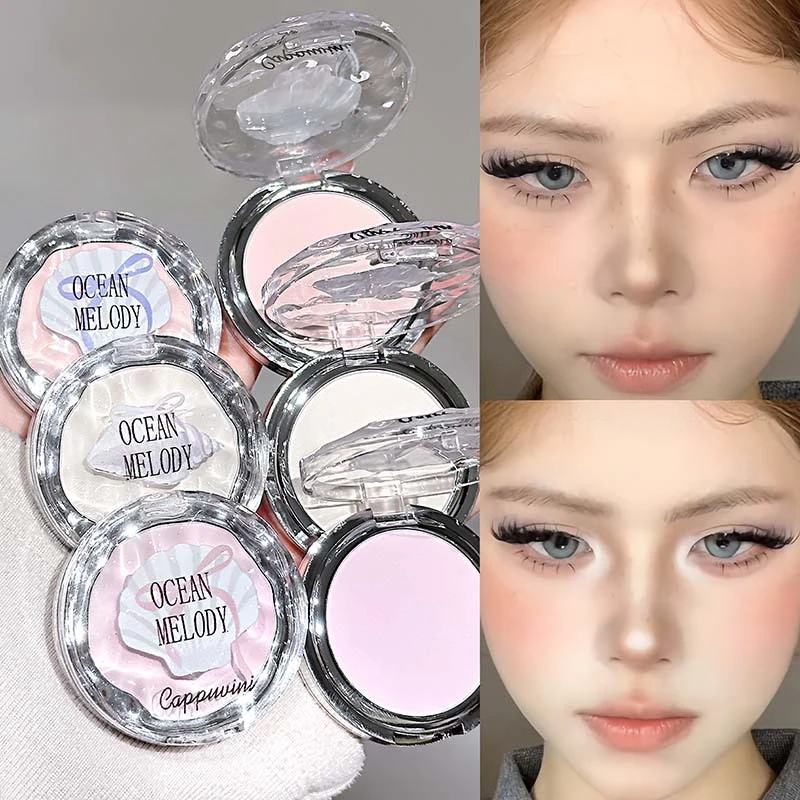 Natural Highlighter Powder, Fine Shimmer Face Brightening Contour Palette, Stereo Glow Daily Parties Satge Gift Cosmetic