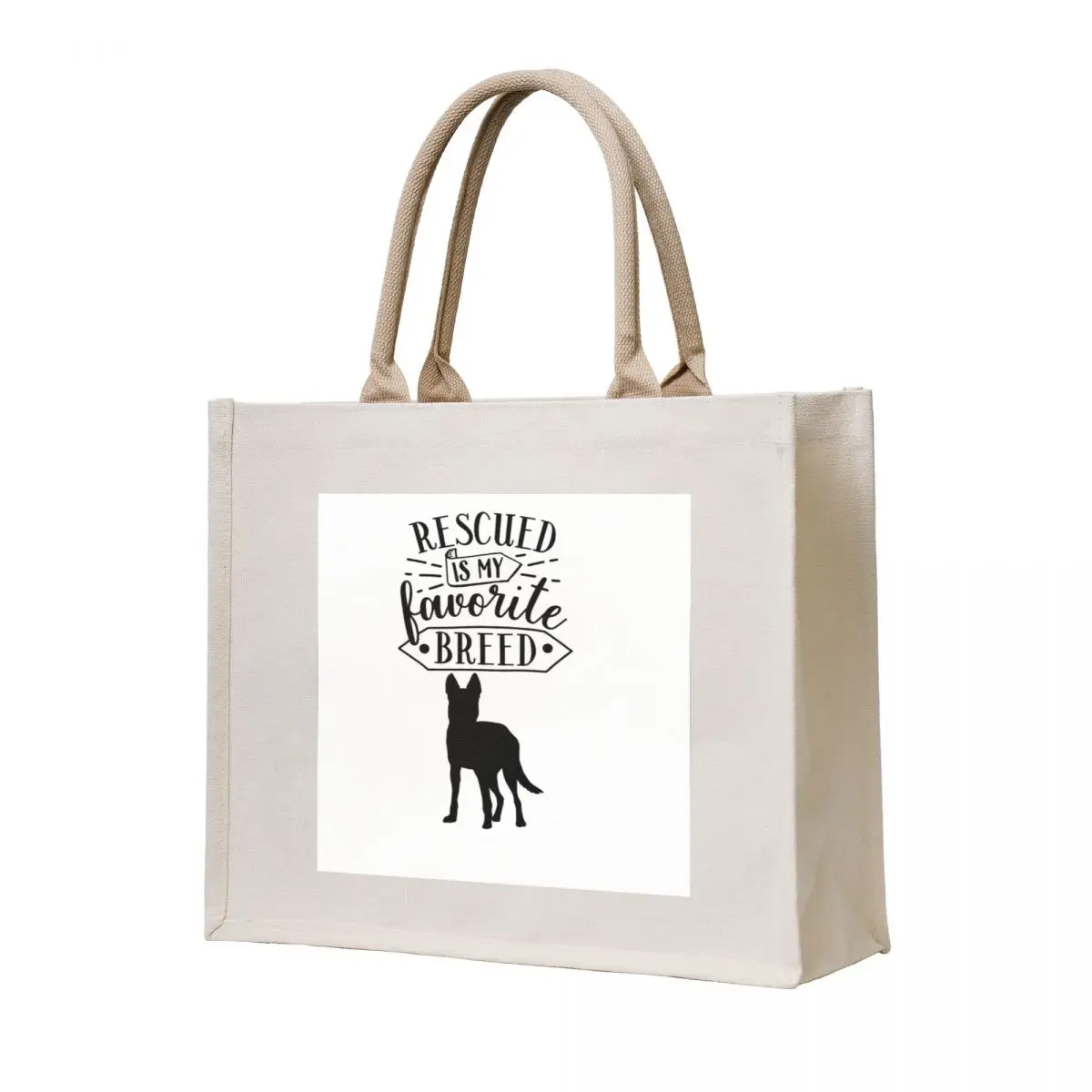 

Rescue is my Favorite Breed Tote Bag tote bags cloth bags hand bags shopper for women tote bag women