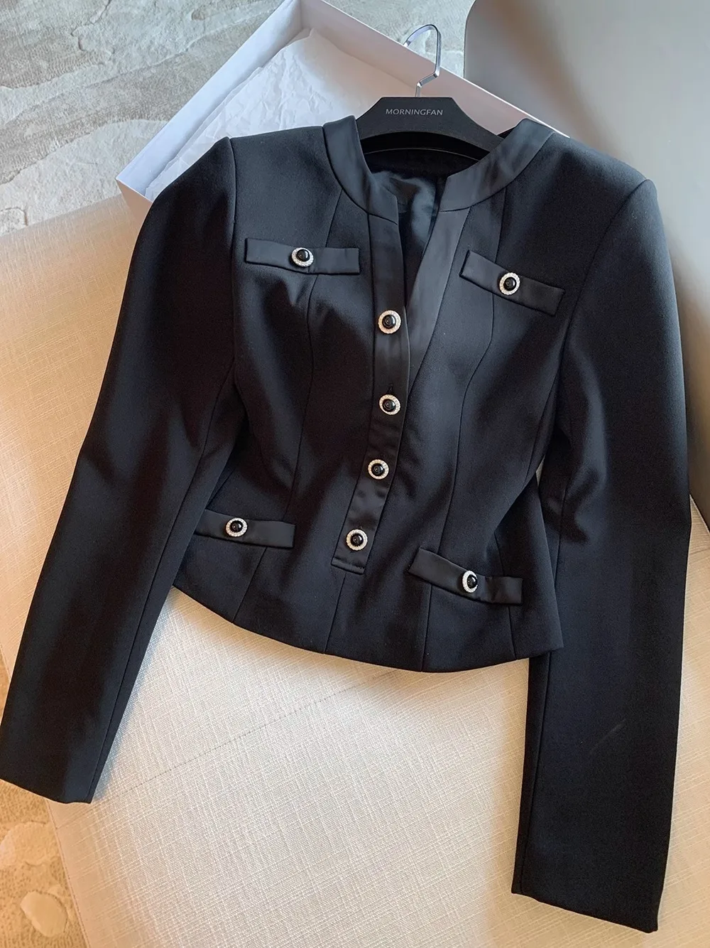 High Quality Elegant OL Blazer Jacket Mini Skirt 2 Piece Set Women\'s Buttons Coat + Pleated Skirt Suits Korean Fashion Outfits