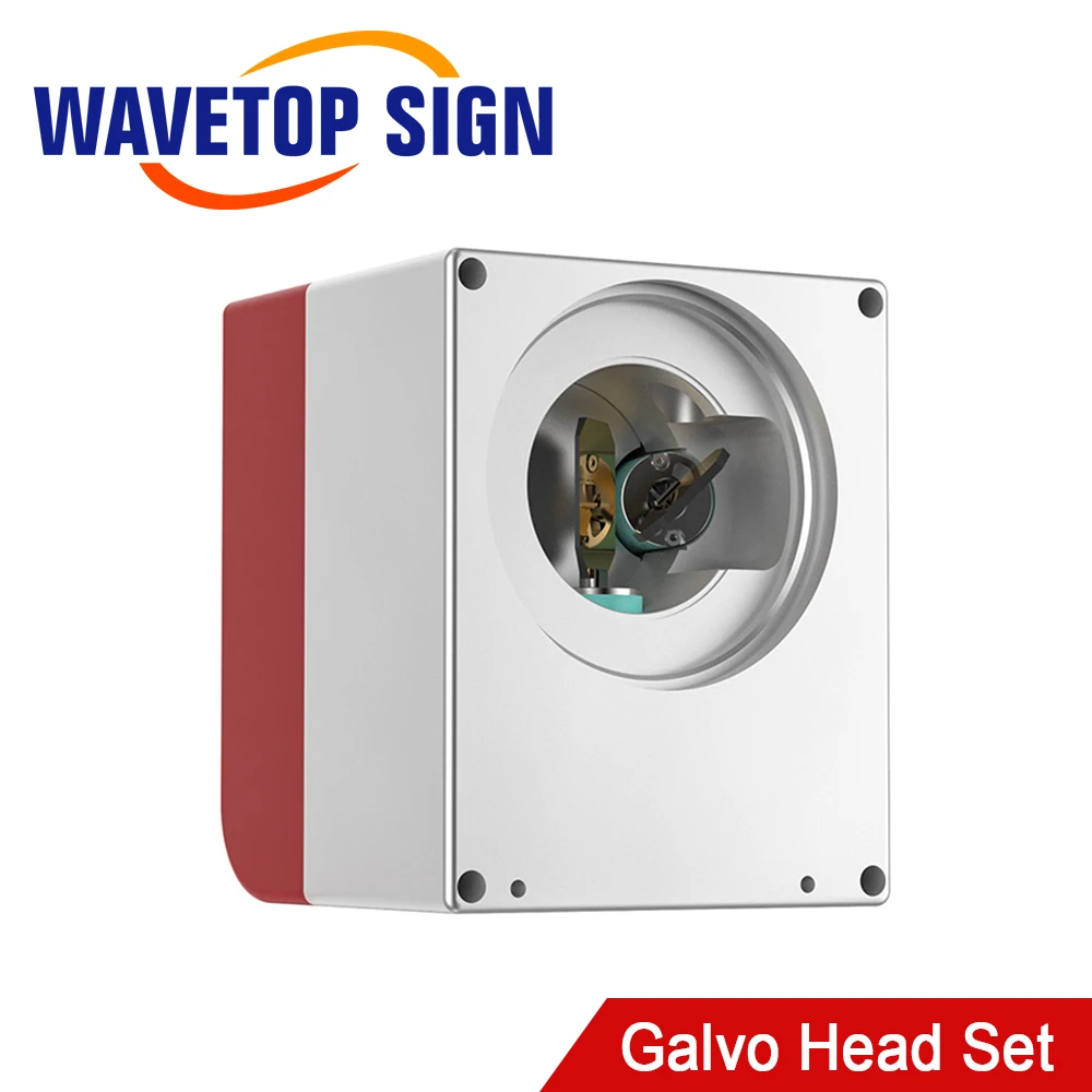 WaveTopSign Fiber Laser Galvo Head Set 14AW-III-Pro Aperture 14mm XY2-100 500W High Precision Galvo Scanner for 3D Print Machine