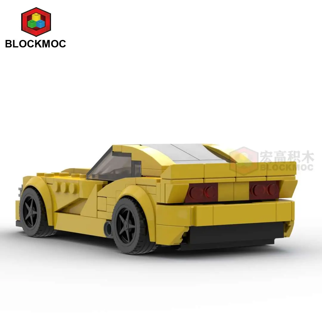 Block MOC Bricks Viper Racing Sports Car Technical Vehicle Building Blocks Speed Champion Racer Garage Model Toys For Boys Gifts