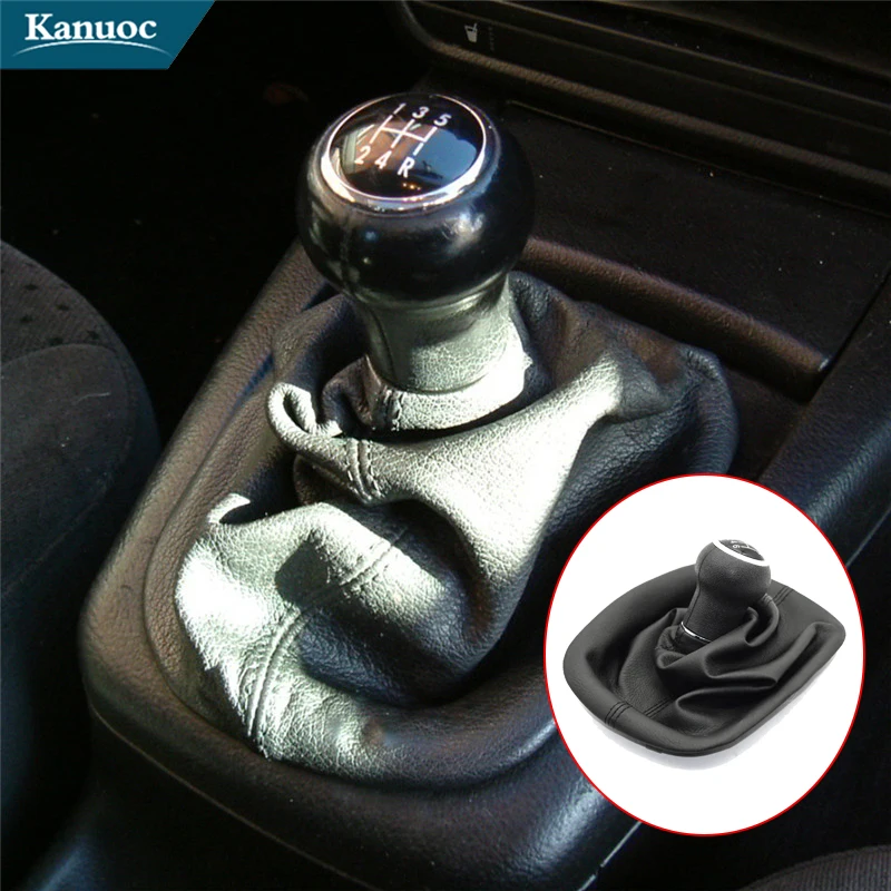 

1Pcs 5 Speed Frame Gear Shift Knob Lever Shifter Gaiter Boot For Volkswagen Passat B5 B5.5 1997-2006 Car Interior Accessories