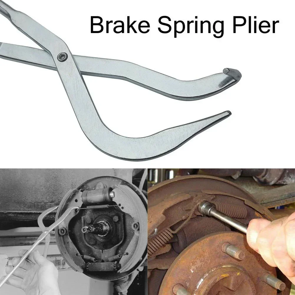 

Carhome 31cm 12 Car Drum Brake Line Shoe Return Spring Plier Remover Removal Fixing Hand Tools Brake Shoe Spring Pliers Brake Sy