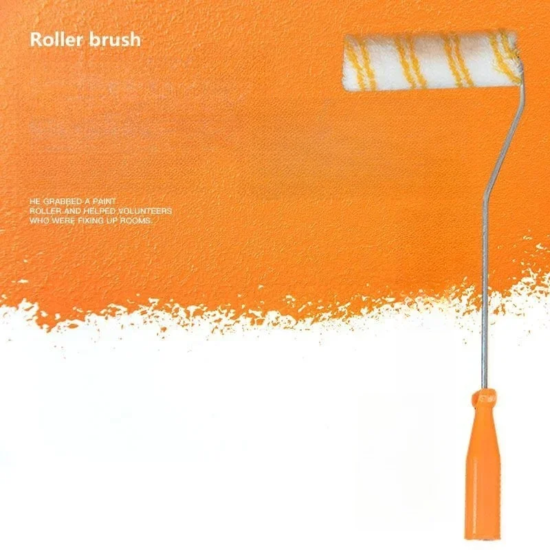 11 Buah Kit Rol Cat, Inti Rol Jempol Inti Rol Cat Lateks Sudut Kecil Braket Rol Mini Alat Cat Campuran Poliester