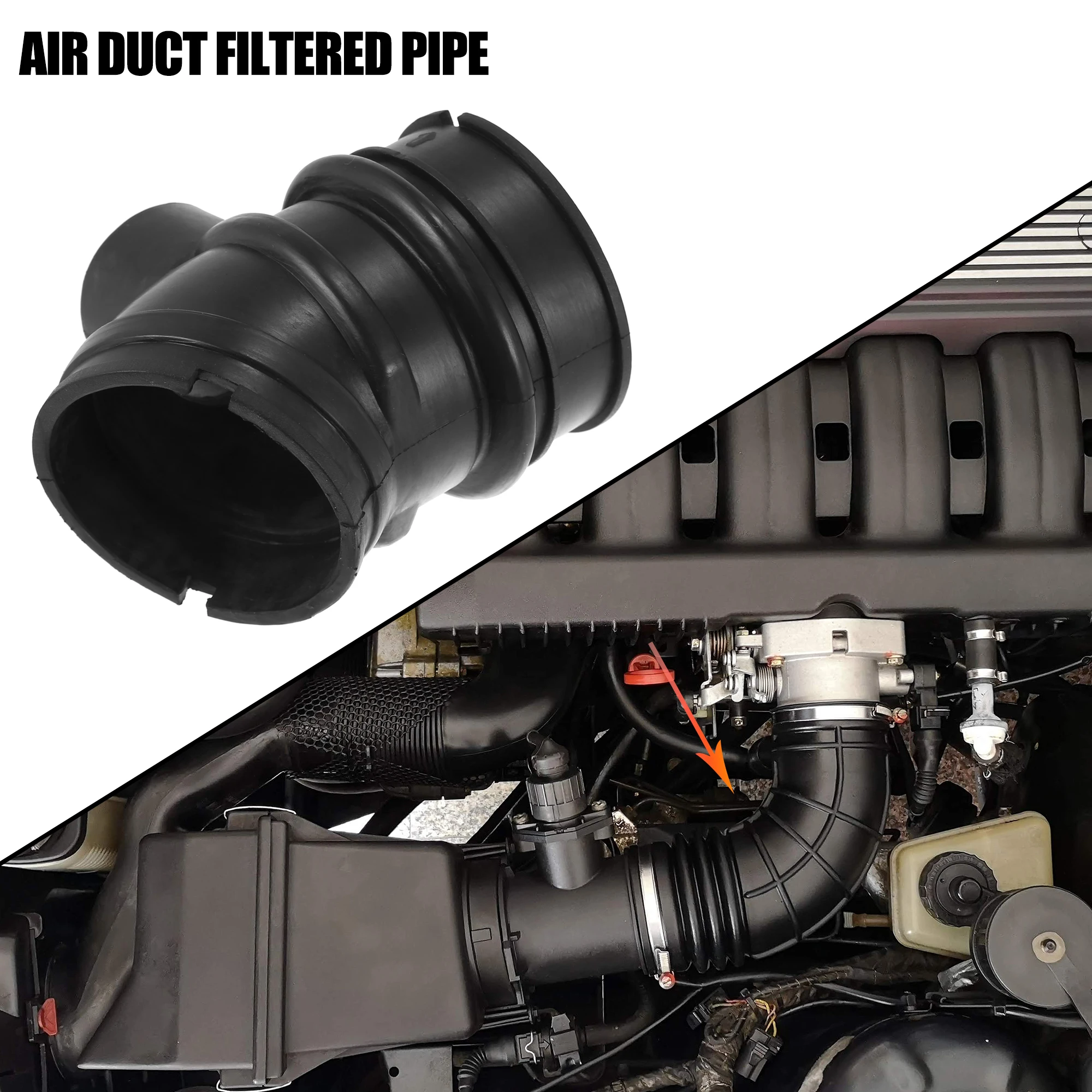 X Autohaux Auto Engine Air Duct Filtered Pipe Air Intake Hose Filter Tube 17882-62020 for Toyota 4Runner V6 3.4L Car accessories