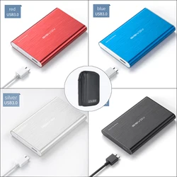 2TB 1TB ACASIS''External Hard Drive USB 3.0 Colorful Metal HDD Portable 500GB Storage For PC, Mac,Tablet, Xbox, PS4, PS5, TV