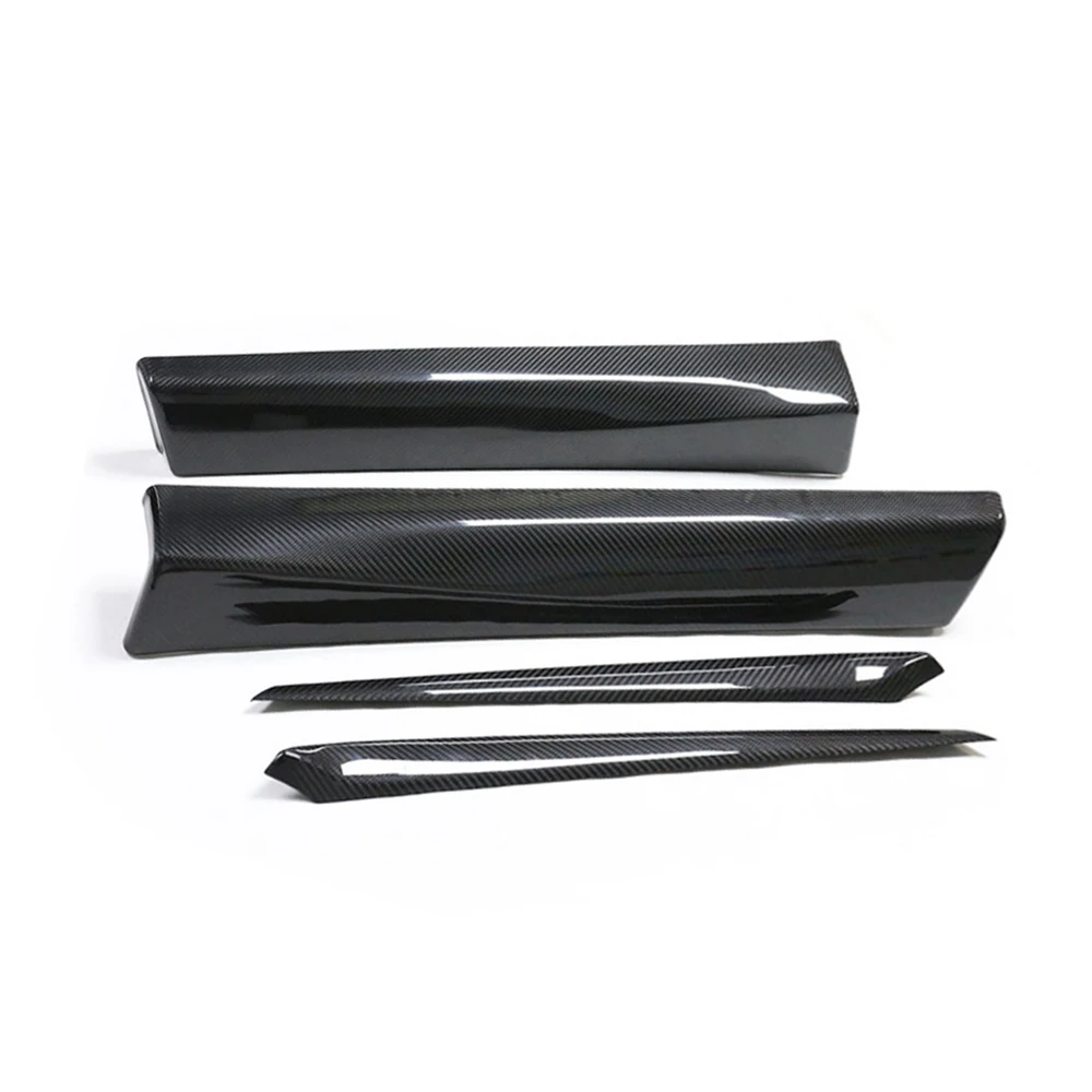 

Dry Carbon Fiber Cover for Teslal Model 3 Highland 2016-2024 Matte Gloss Carbon Interior Accessories Door Panel Sticker Frame