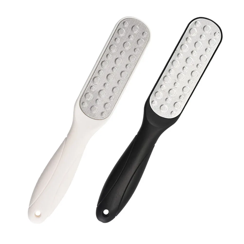 

2pcs Dual-Sided Pedicure Exfoliator Handheld Foot Care Trimmer Dead Skin Remover Reusable Ergonomic Handle Callus Removal Home