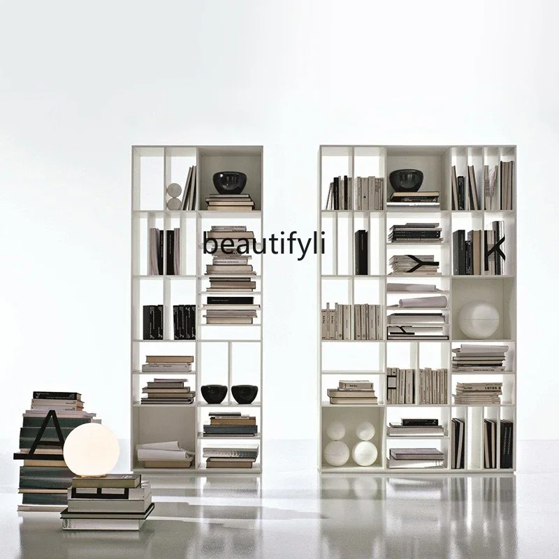 

Bookcase Minimalist Modern Fashion Paint Storage Cabinet Partition Wall Cabinet