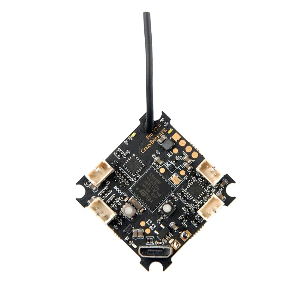 HappyModel Crazybee F4 Pro V2.0 Controllore di volo BLHELIS 5A ESC SPI FLYSKY Ricevitori