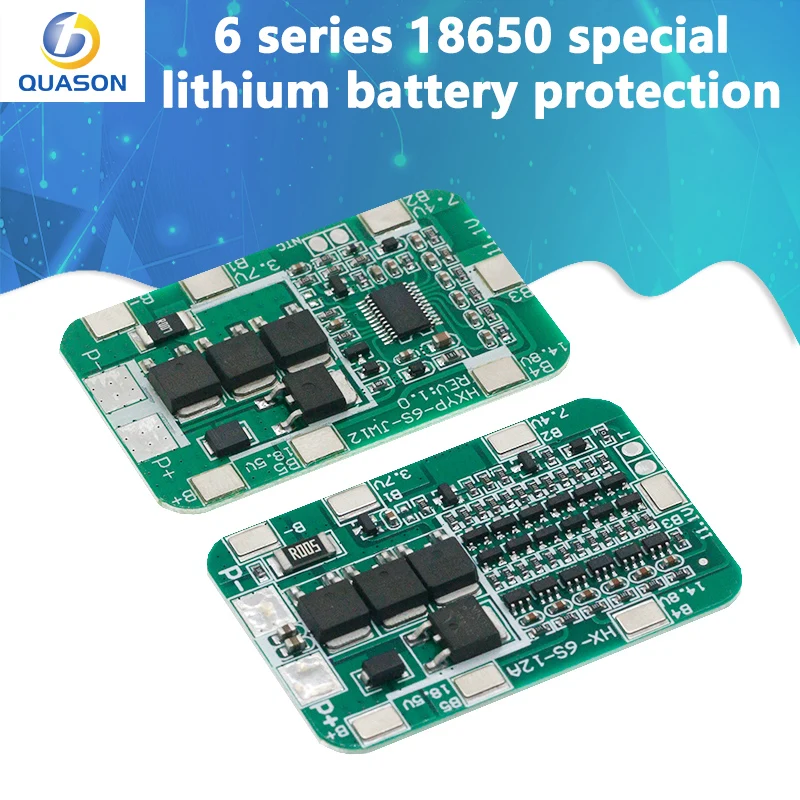 6S 12A/25A 24V 25.2V PCB BMS Protection Board For 6 Pack 18650 Li-ion Lithium Battery Cell Module New Arrival Balanced