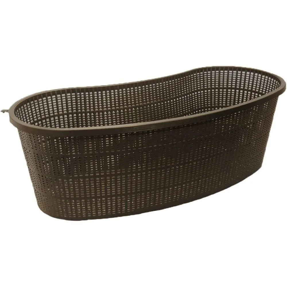 

17-дюймовая пластиковая корзина для растений в форме почки для аквасадов, идеально подходит для лотосов и гидропоники