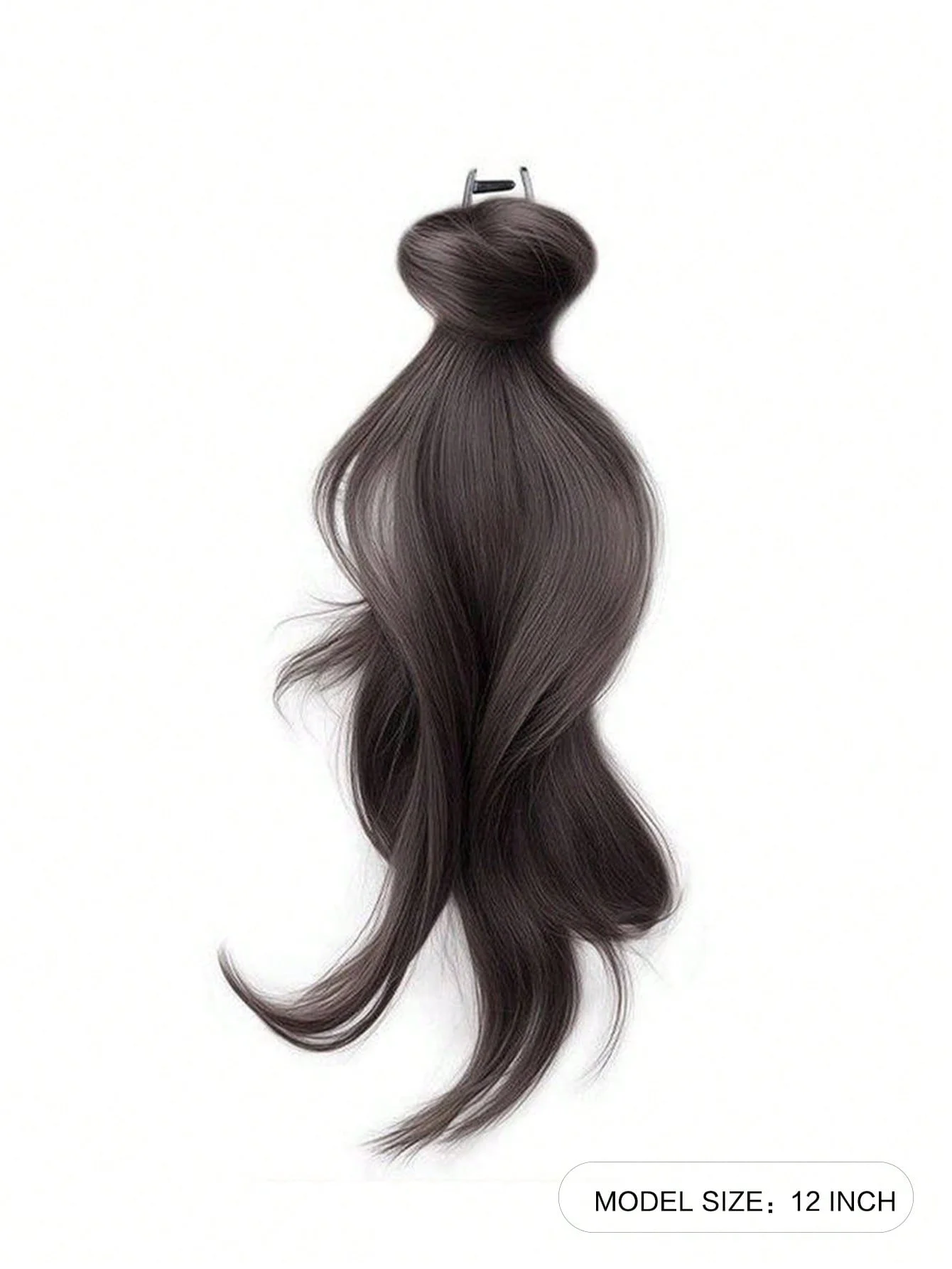 12Inch Synthetic Wig Long Straight Grab Clip In Ponytail Hair Extensions Hair Piece For Women Hair Accessories