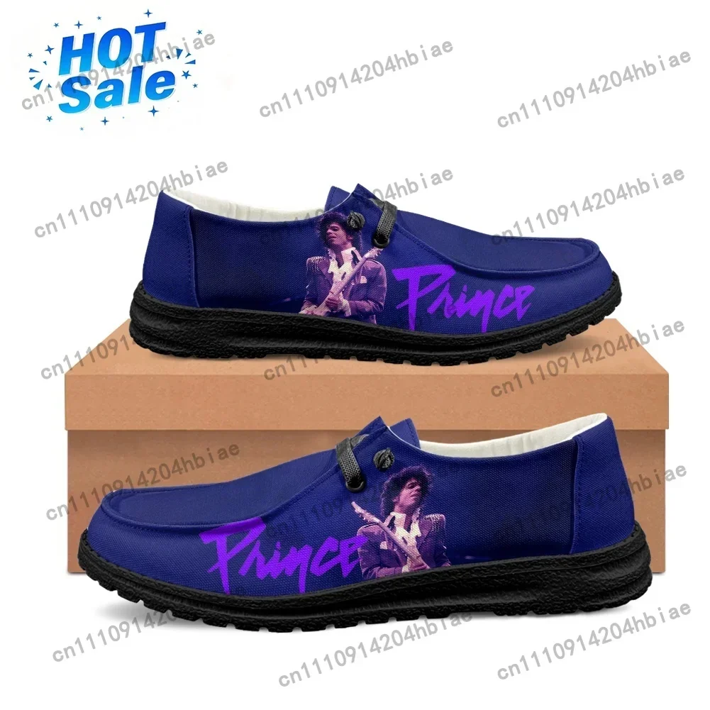 Prince Rogers Nelson Singer Casual Shoes Mens Womans Flat Shoe Breathable Outdoor Lightweight Footwear Couple Custom Made Shoe