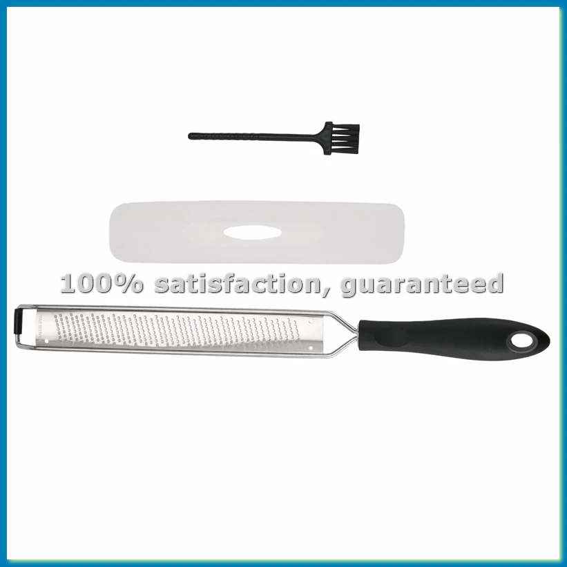 Lemon Zester & Cheese Grater - Stainless Steel - Kitchen Tool , Nutmeg, Chocolate, Vegetables, Fruits, Dishwasher-A07G