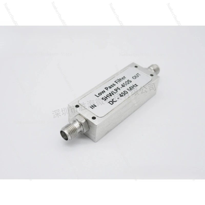 DC-450MHz DC-0.45GHz SMA Low Interpolation Loss Low Standing Wave, High Performance, RF Low Pass Filter