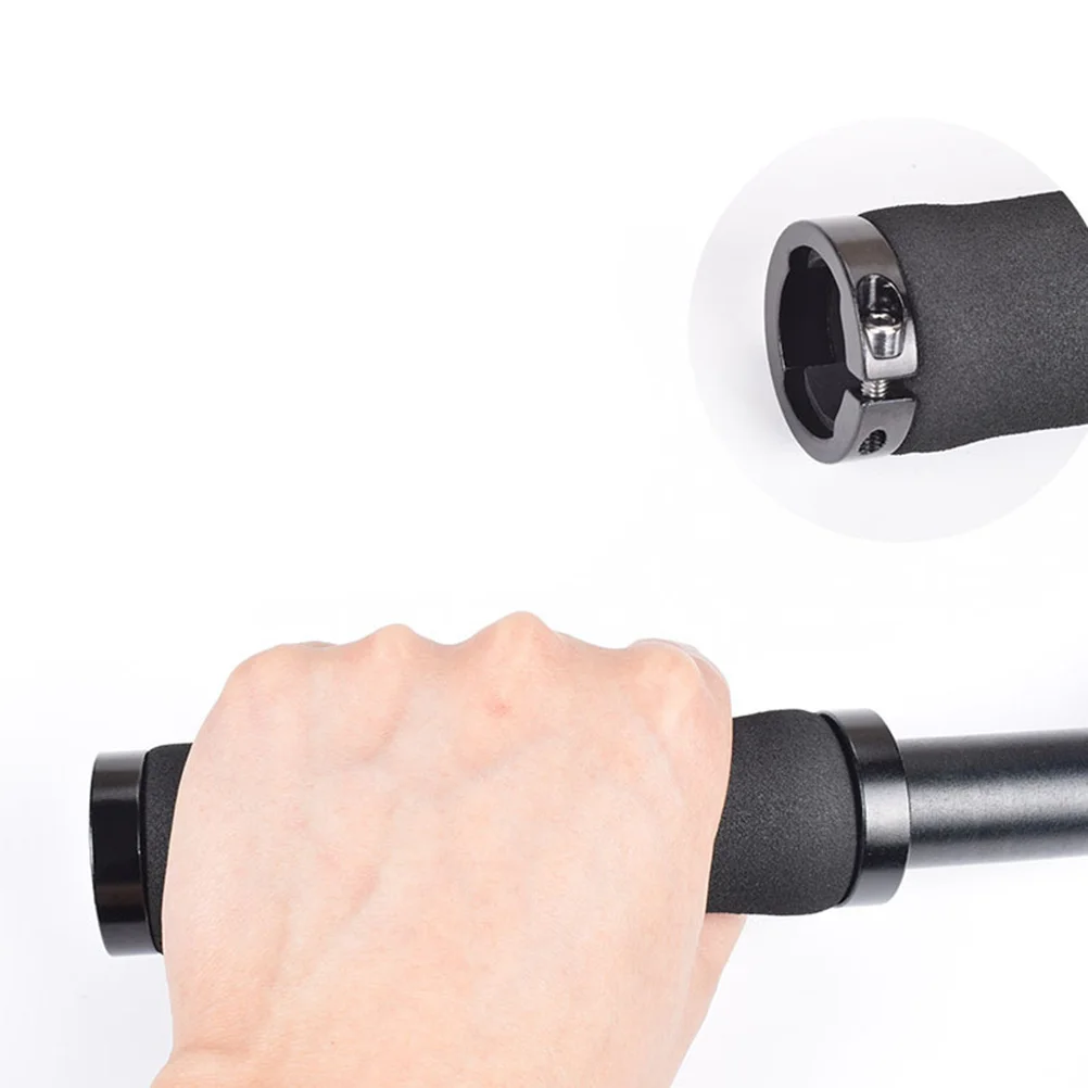 

A Pair of Non-Slip Bike Handlebar Grips Ergonomic Design Shock Absorbing Double Side Aluminum Alloy Lock for Bicycle
