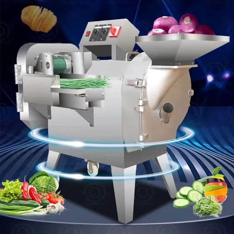 DE QDMECH China Factory Supply Automatic Fruit and Vegetable Cutting Commercial Onion Potato Dicing Machine with Great Price