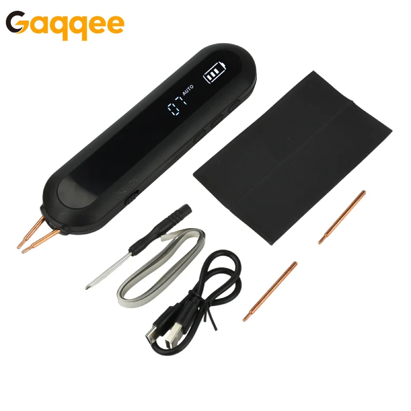 Handheld Spot Welding Machine 12 level and 9-level LED lighting Adjustable 18650 Spot Welder DIY Kit 1mm-0.25mm Weldable