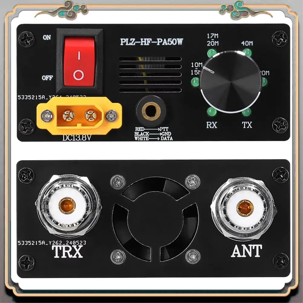 

Durable 50W Shortwave Power Amplifier With 4-Gear LPF Automatic Transmit & Receive Switching Compatible With Multiple Protocols